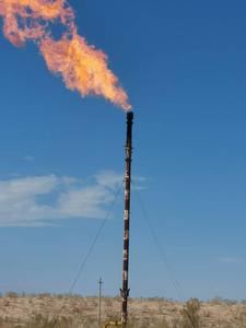 天然气开采放散火炬